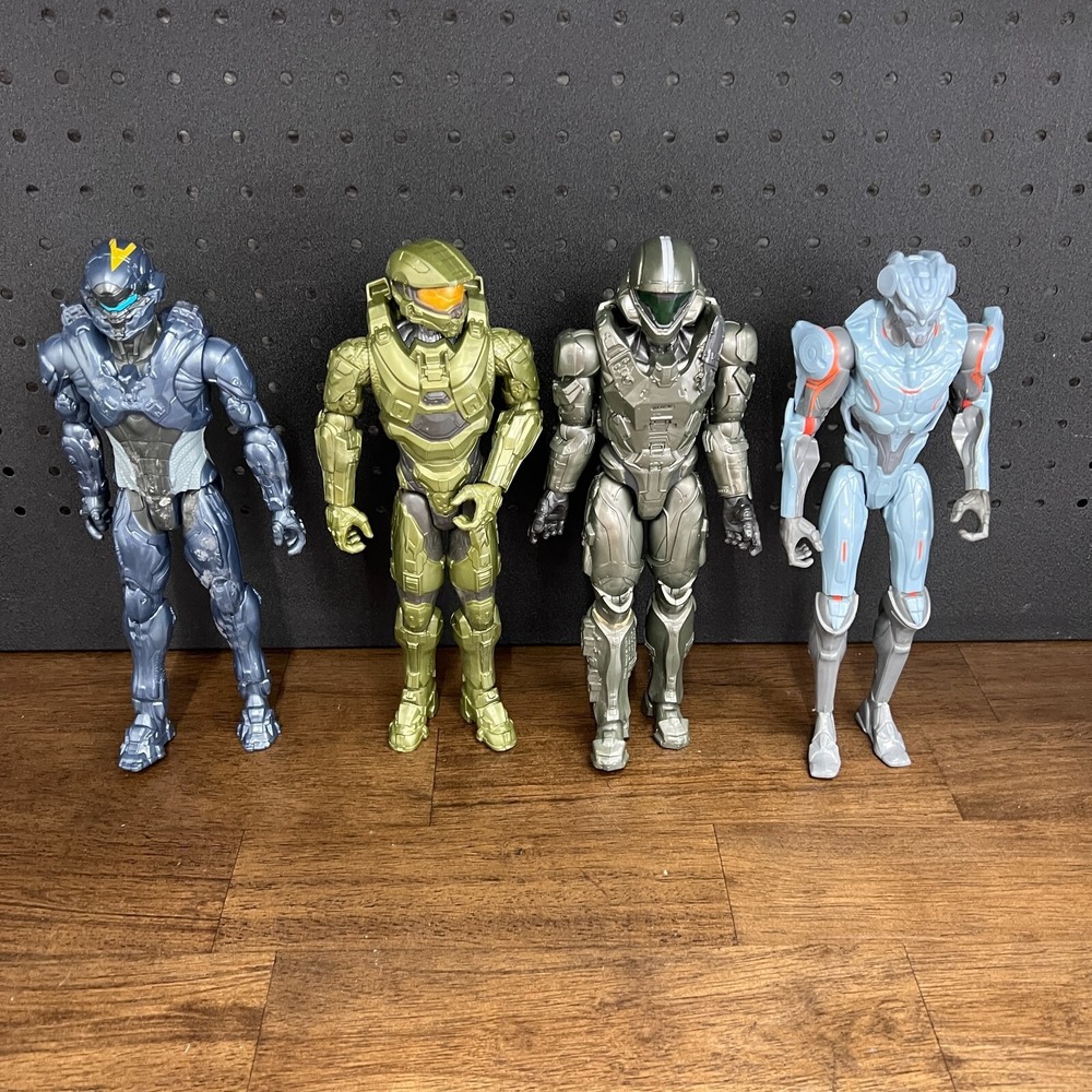 Mattel Halo Action Figure Set 12in Multicolor Master Chief Spartan Locke